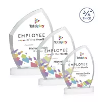 Daltry VividPrint™ Award on Alberton Base - White