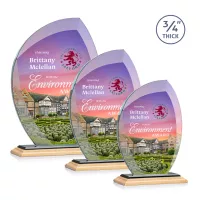 Wichita VividPrint™ Award - Bamboo/Black