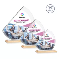Nantucket VividPrint™ Award - Bamboo/White
