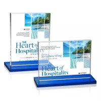Emperor VividPrint™ Award - Blue (Horiz)