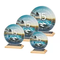 Victoria VividPrint™ Award - Bamboo/Black