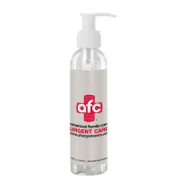 8 oz Clear Sanitizer in Clear Bottle with Pump