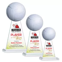 Edenwood Volleyball VividPrint™ Award - Clear