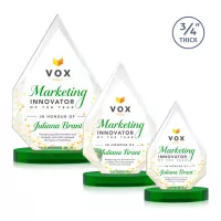 Hawthorne VividPrint™ Award on Alberton Base - Green