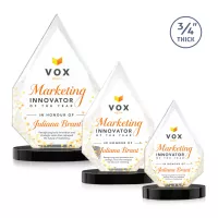 Hawthorne VividPrint™ Award on Alberton Base - Black