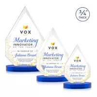 Hawthorne VividPrint™ Award on Alberton Base - Blue