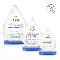 Hawthorne VividPrint™ Award on Alberton Base - Sky Blue