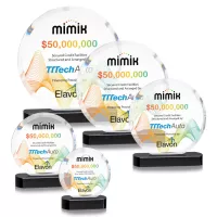Matlow Circle VividPrint™ Award - Black