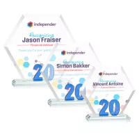 Riviera Anniversary VividPrint™ Award No 20 - Blue