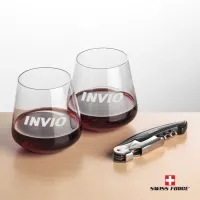 Swiss Force® Opener & Breckland Stemless Wine