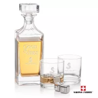 Aristocrat Decanter Set & Ice Cubes