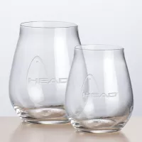 Alina Stemless Wine - Deep Etch