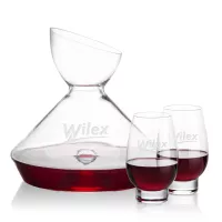 Woodbury Carafe & Glenarden Stemless Wine