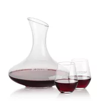 Innisfil Carafe & Reina Stemless Wine