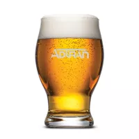 Rotherham Beer Glass - Deep Etch