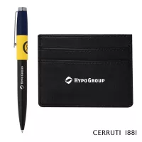 Cerruti 1881® Brick Ballpoint Pen & Card Holder Gift Set