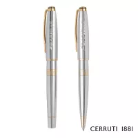 Cerruti 1881® Bicolore Ballpoint Pen & Rollerball Pen Set