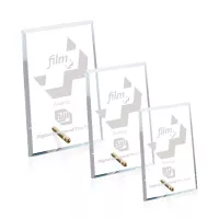 Windsor Rectangle Vertical Award - Gold