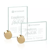 Bermuda Award - Jade/Gold Circle