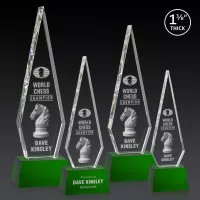 Springfield 3D Award on Robson Base - Green