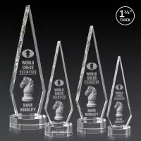 Springfield 3D Award on Stanrich Base - Clear