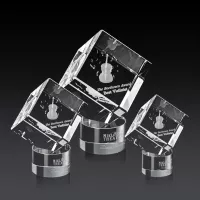 Burrill 3D Award on Marvel Base - Clear