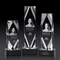 Delta 3D Award on Base - Black