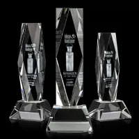 President 3D Award on Base - Clear