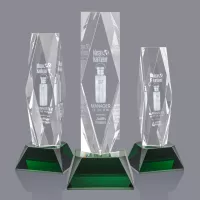 President 3D Award on Base - Green