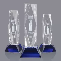 President 3D Award on Base - Blue