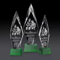 Manilow Award on Robson Base (3D) - Green