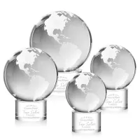 Globe Award on Marvel Base - Clear