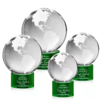 Globe Award on Marvel Base - Green