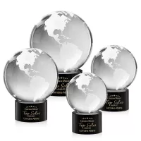 Globe Award on Marvel Base - Black