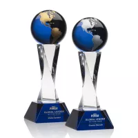 Langport Globe Award - Blue