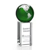 Luz Globe Award - Green/Silver