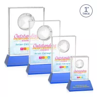 Ambassador VividPrint™ Award on Base - Sky Blue