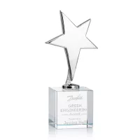 Tuscany Chrome Star on Granby Base - Clear