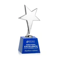 Tuscany Chrome Star on Robson Base - Blue