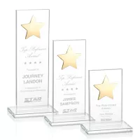Dallas Star Award - Clear/Gold