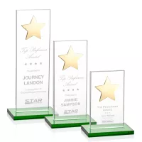 Dallas Star Award - Green/Gold