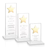 Dallas Star Award - White/Gold