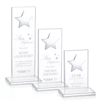 Dallas Star Award - Clear/Silver