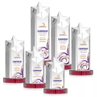 Berkeley VividPrint™ Award on Condor Base - Red