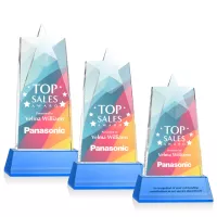Millington Star VividPrint™ Award on Base - Sky Blue