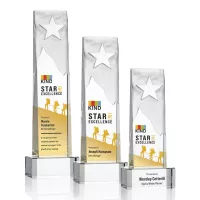 Stapleton Star VividPrint™ Award on Base - Clear