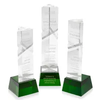 Oakham Award on Robson Base - Green