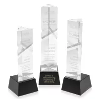 Oakham Award on Robson Base - Black