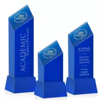 Barone Blue Award on Base - Blue