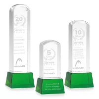 Silkwood Award on Base - Green